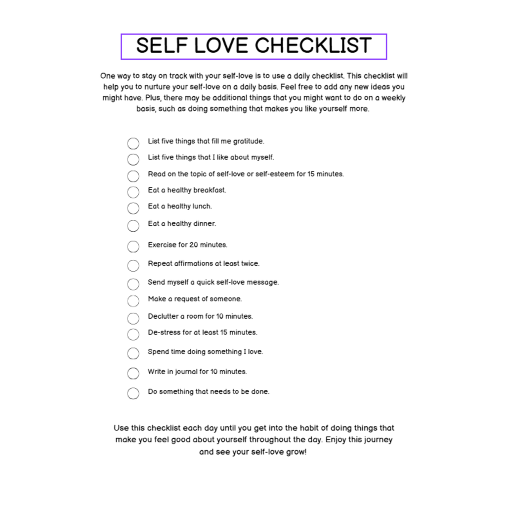 Self Love Planner Bundle