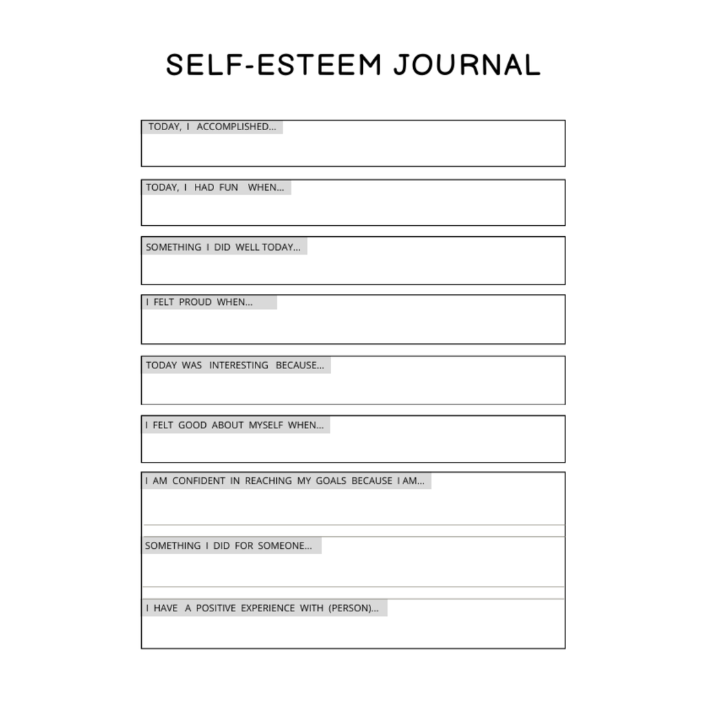 Self Confidence Planner Bundle