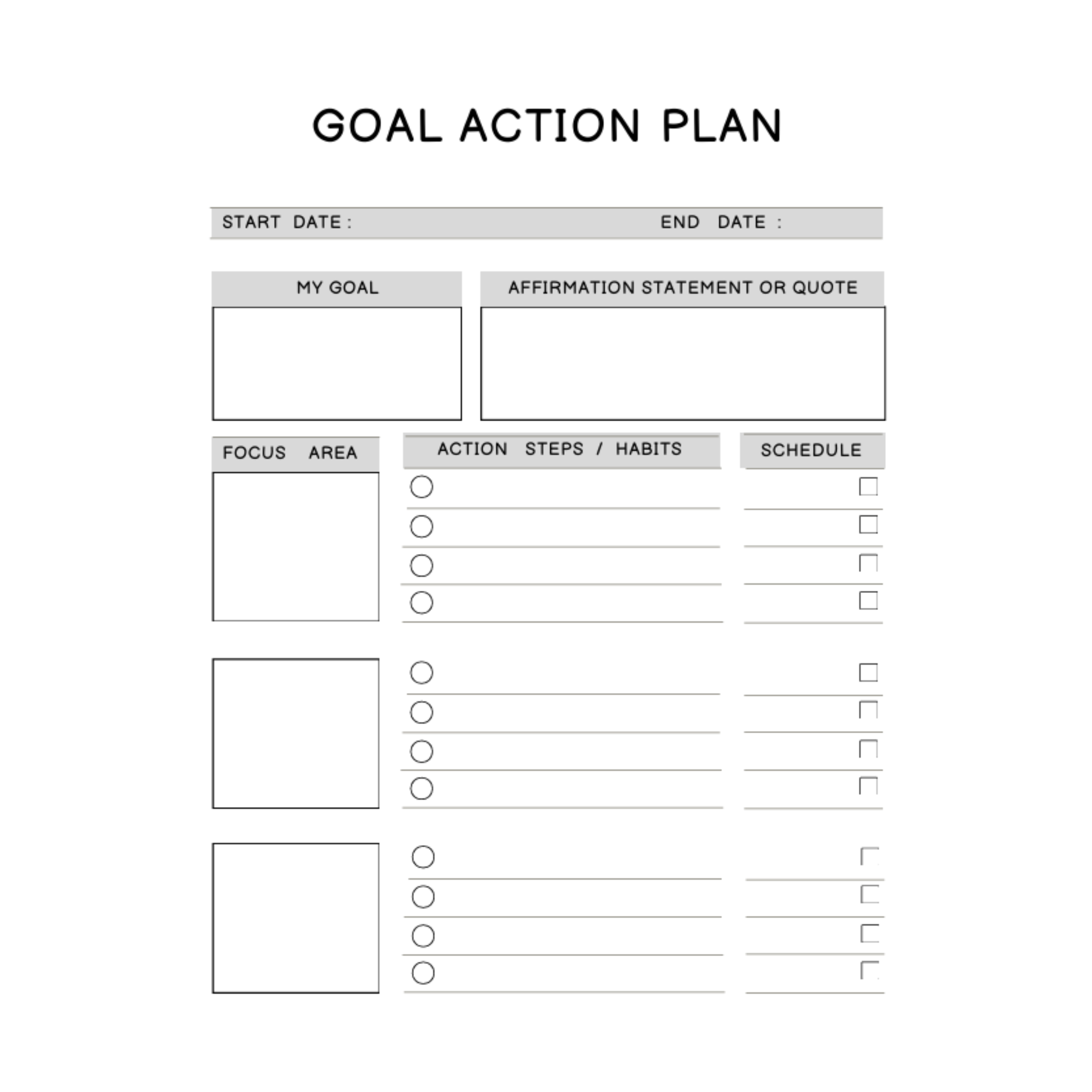 Personal Growth Planner Bundle