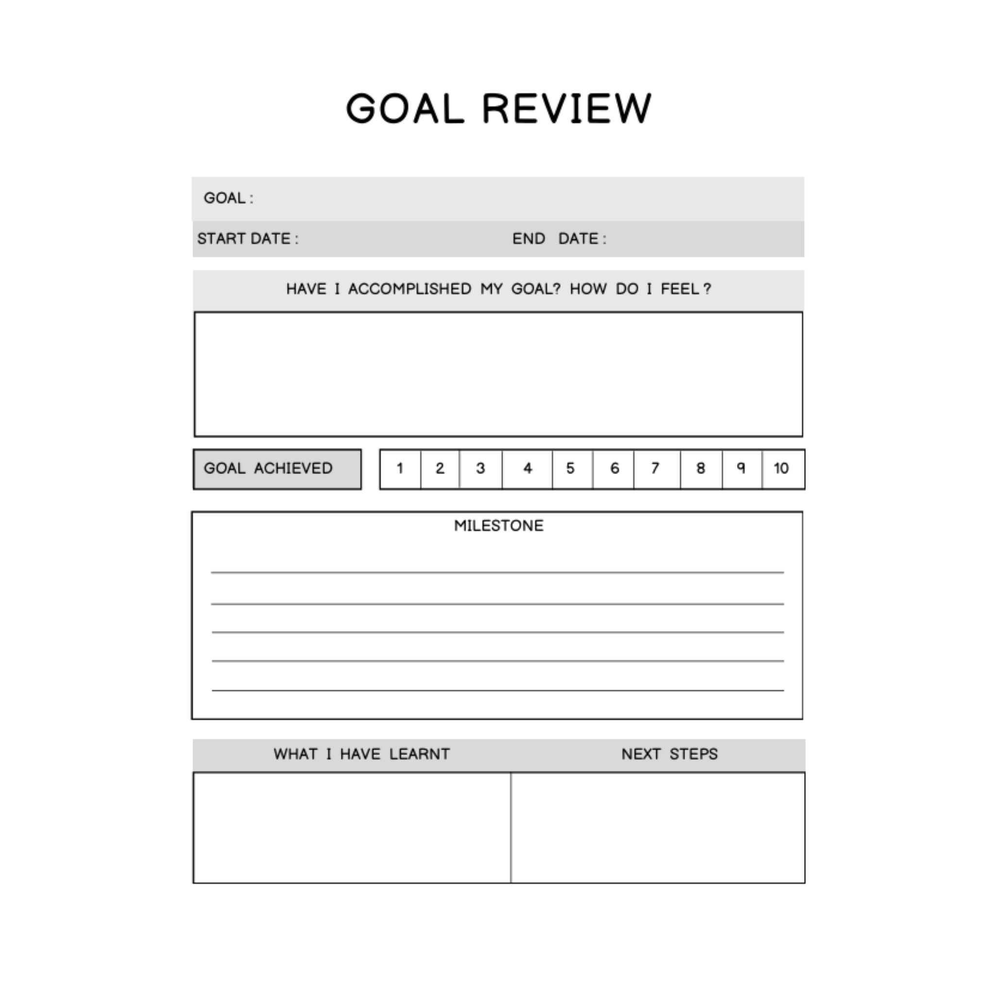 Personal Growth Planner Bundle