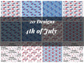 4th of July Seamless Digital Paper