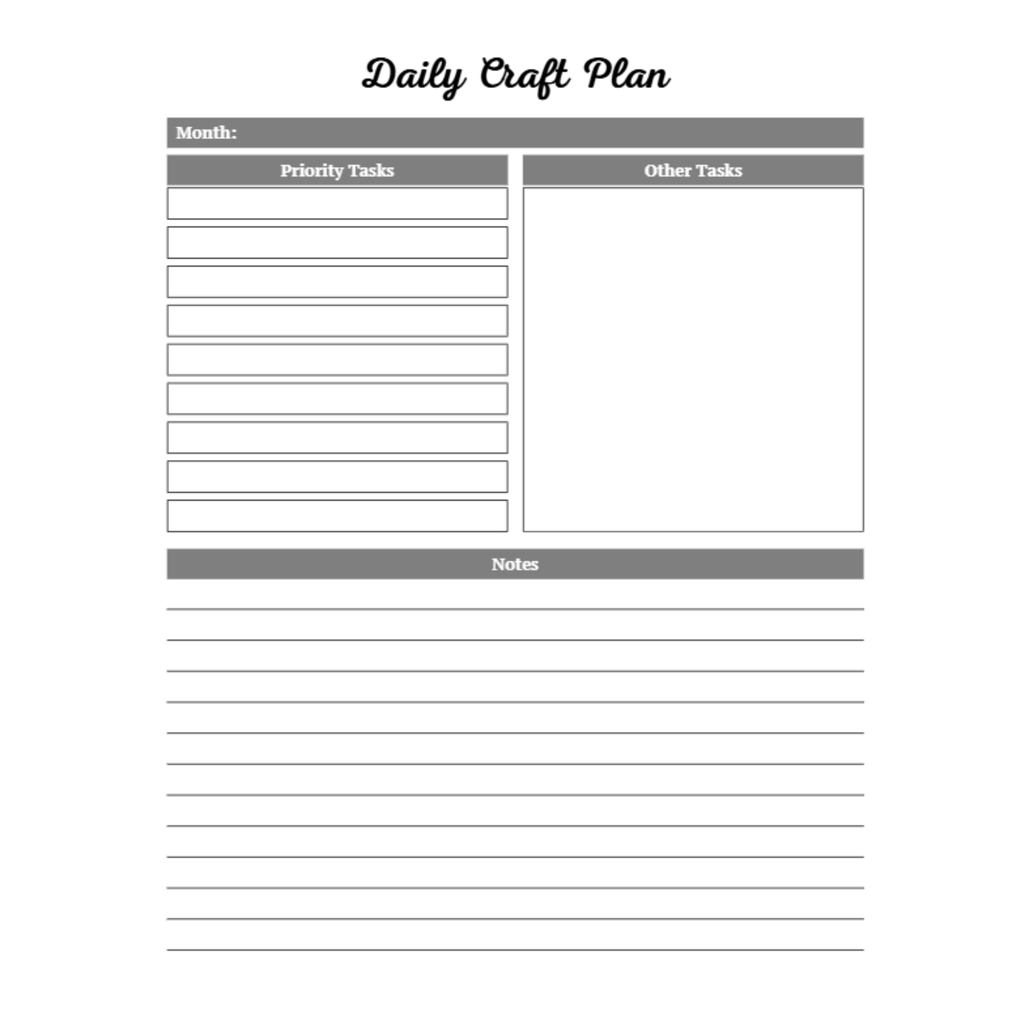 Craft Planner Bundle