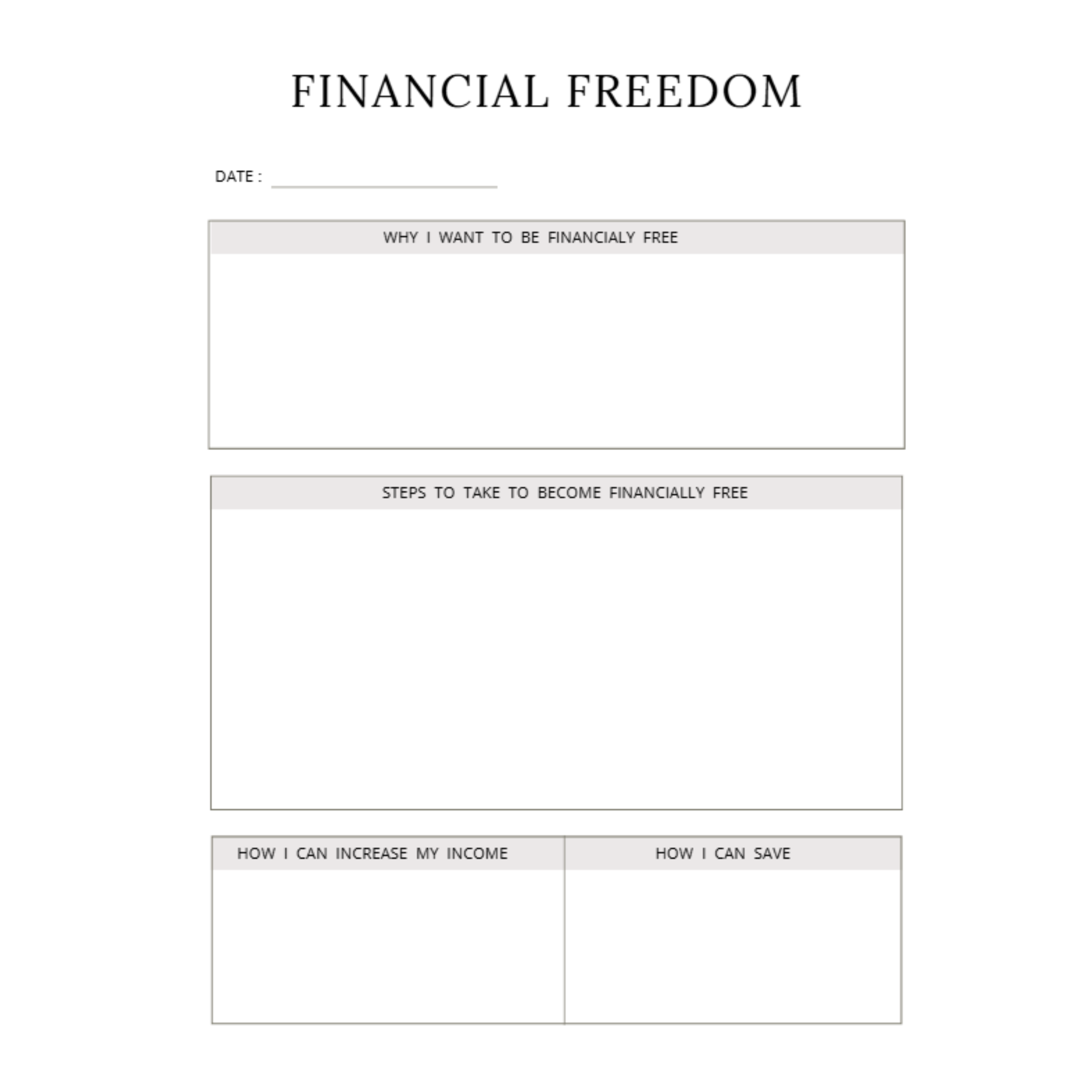 Money Mindset Journal Bundle