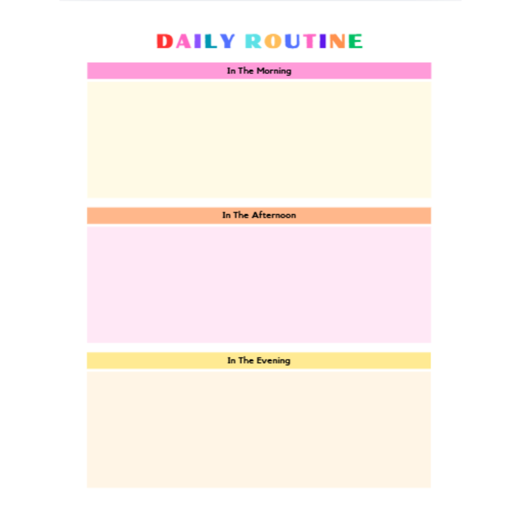 ADHD Planner for Kids Bundle featuring learning and organization printables