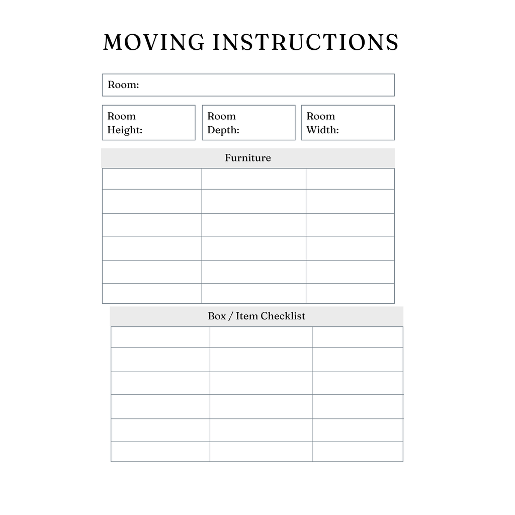 Relocation Planner Bundle