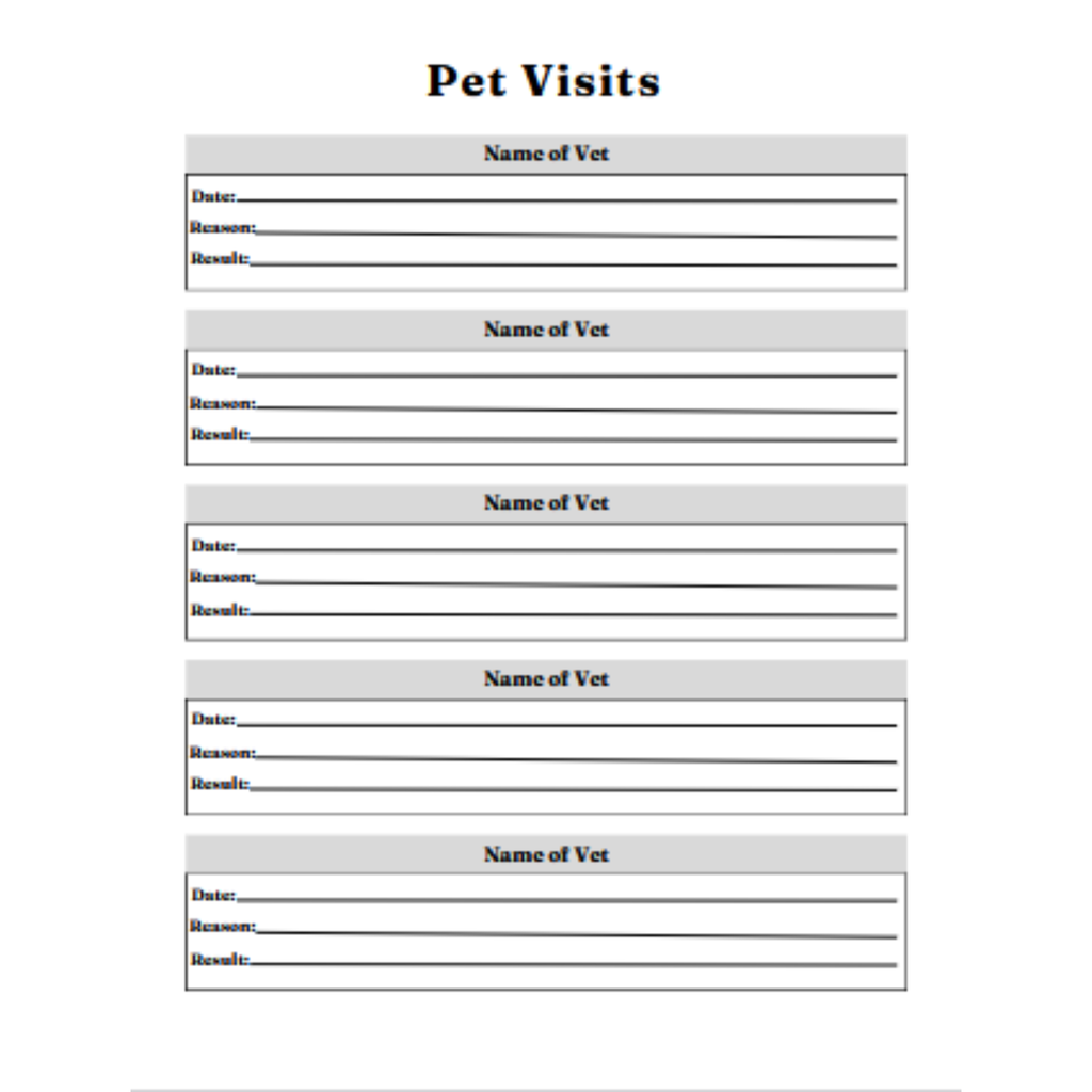 Pet Care Planner Bundle