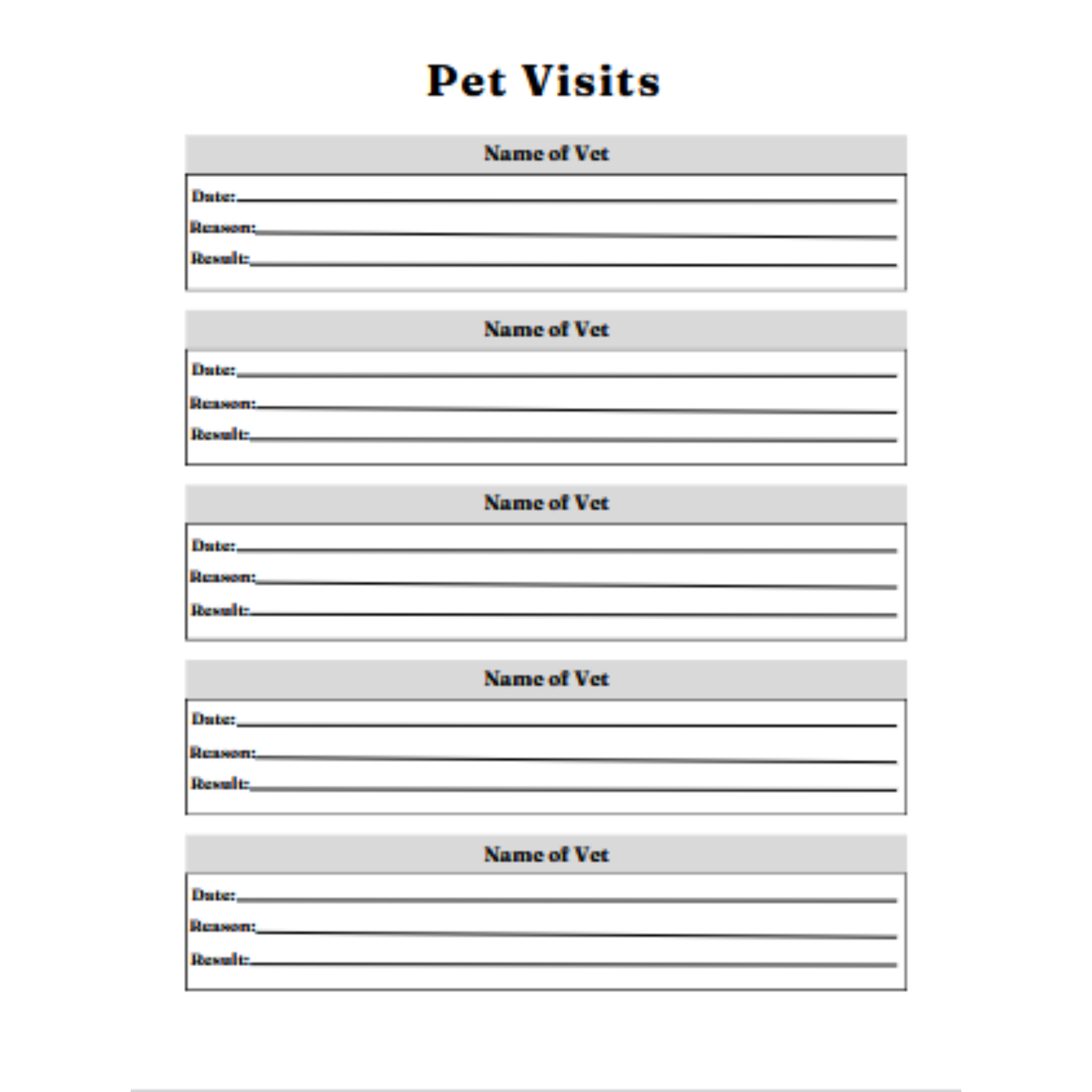 Pet Care Planner Bundle