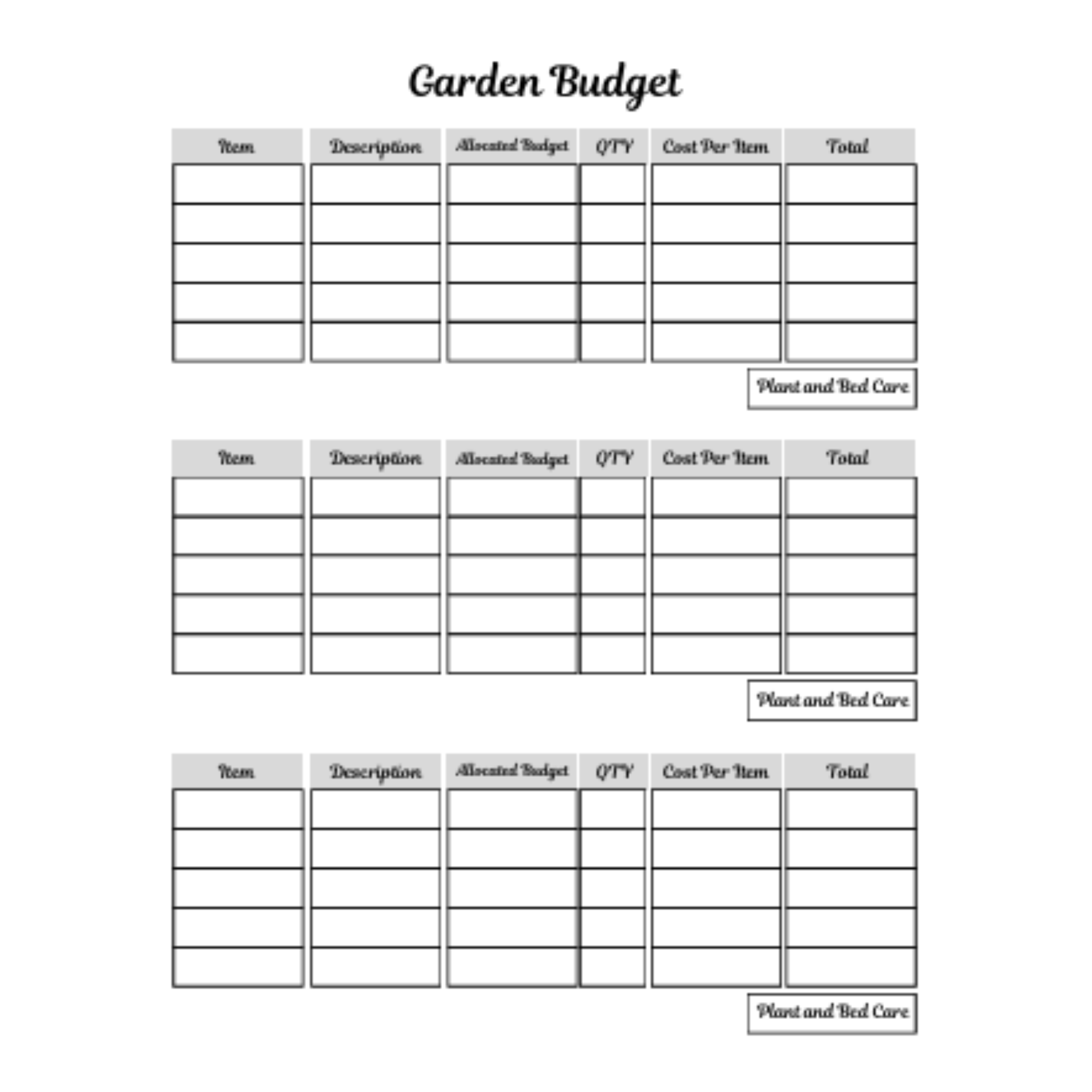 Garden Planner Bundle