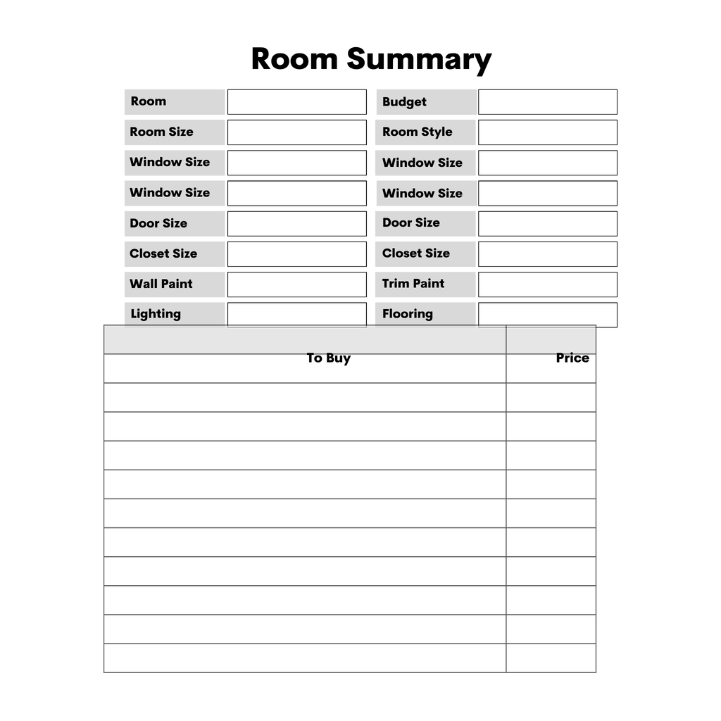 Home Renovation Planner Bundle