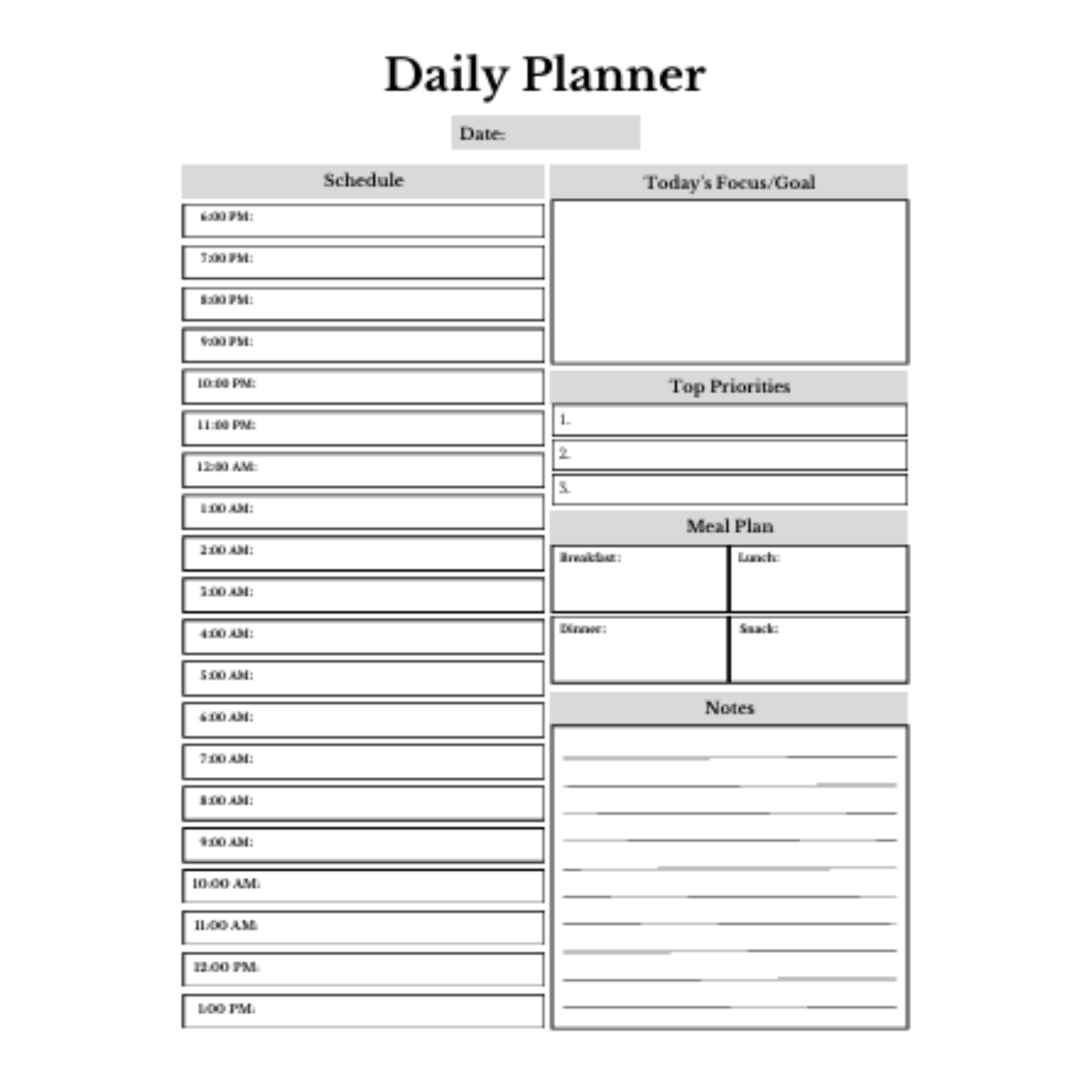 Household Planner Bundle