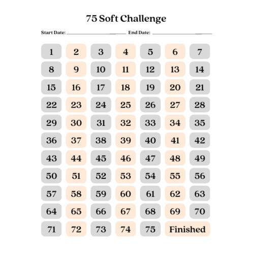 75 Soft Challenge Tracker Bundle
