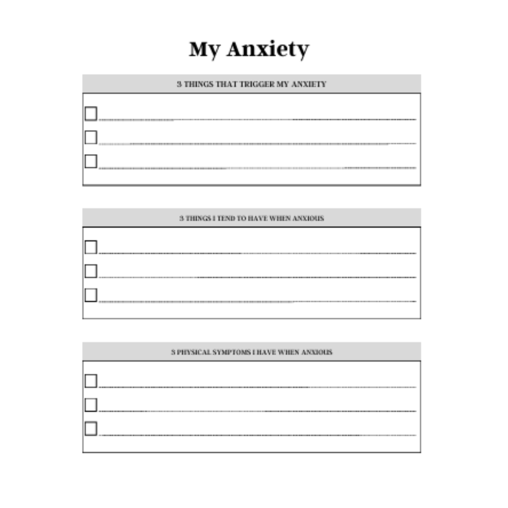 Anxiety Journal Bundle