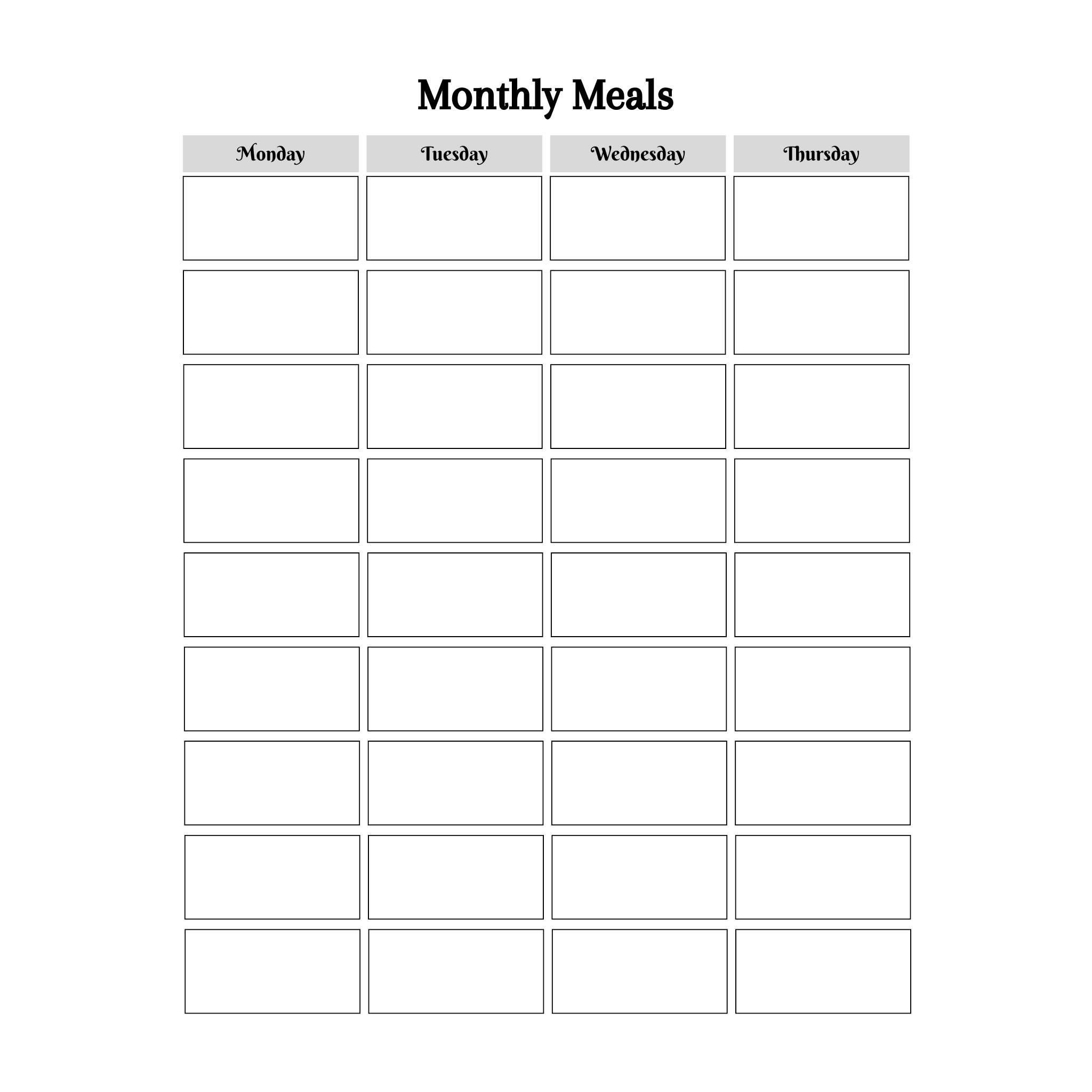 Meal Planner Bundle