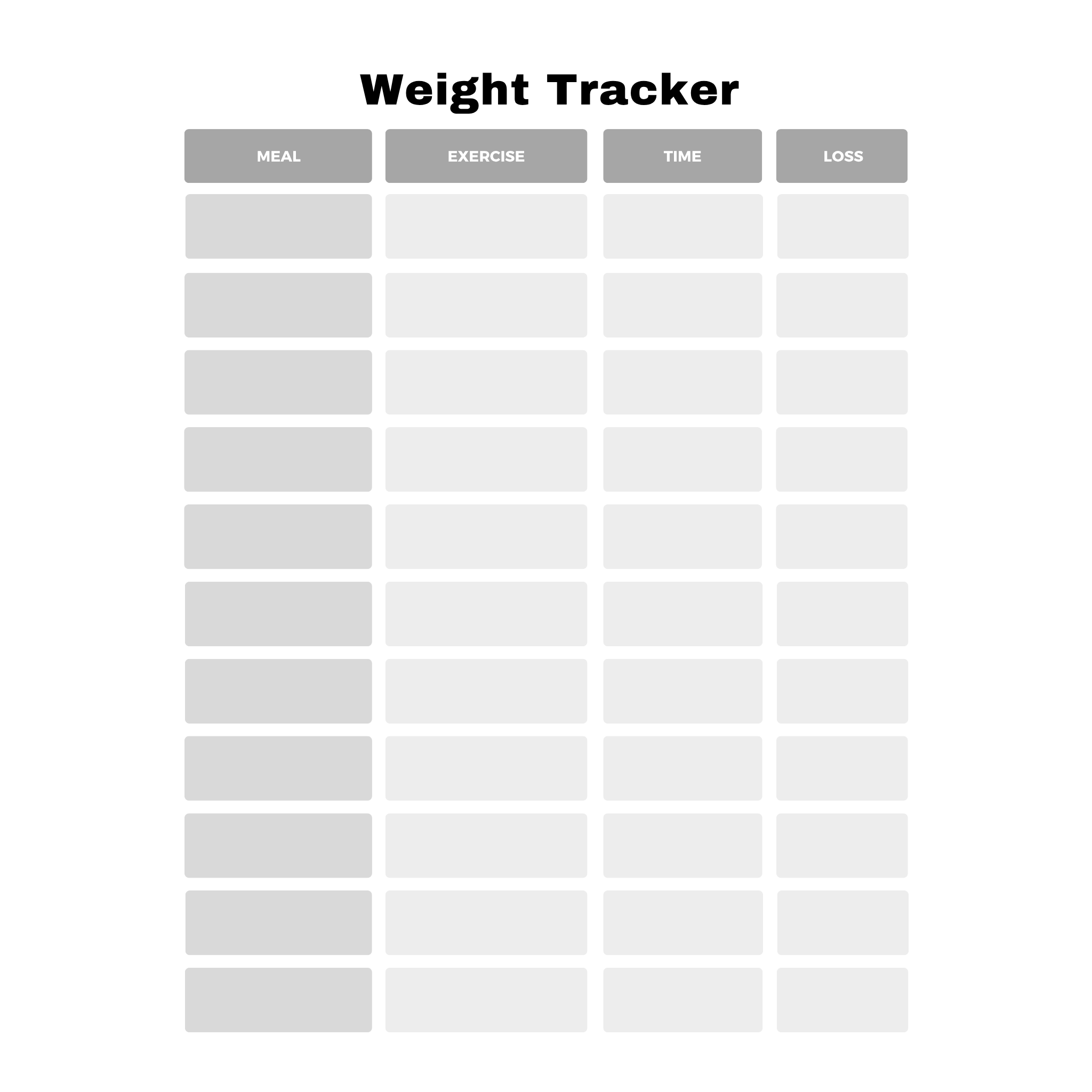Weight Loss Planner Bundle
