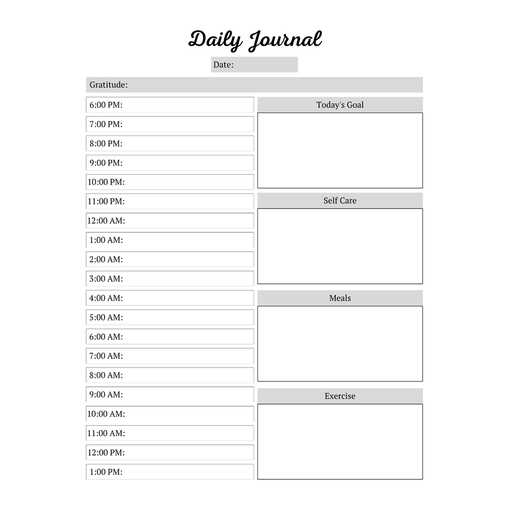 Self Care Planner Bundle