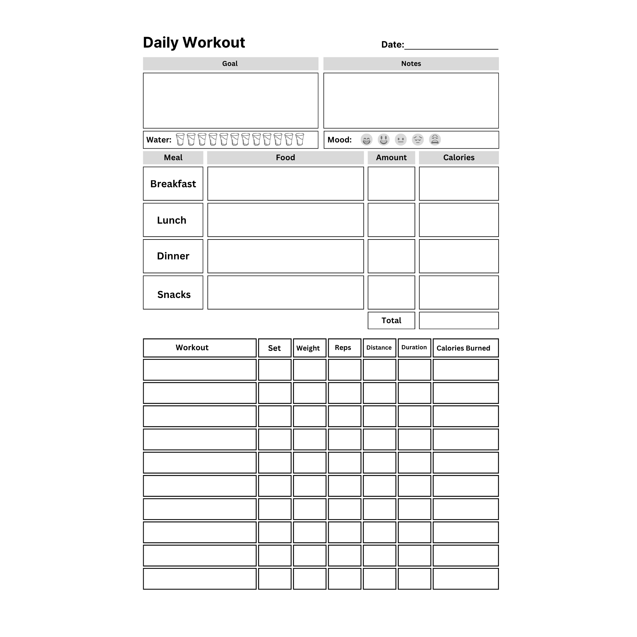 Workout Planner Bundle