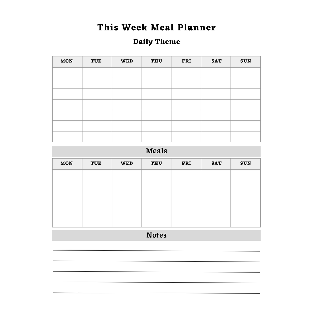 Meal & Pantry Planner Bundle