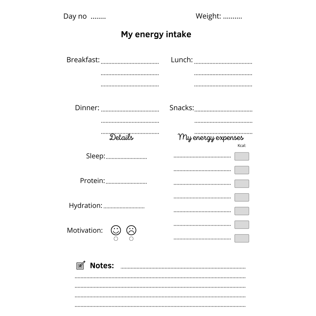 Weight Loss Tracker Bundle