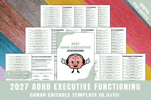ADHD Executive Functioning Planner Cover