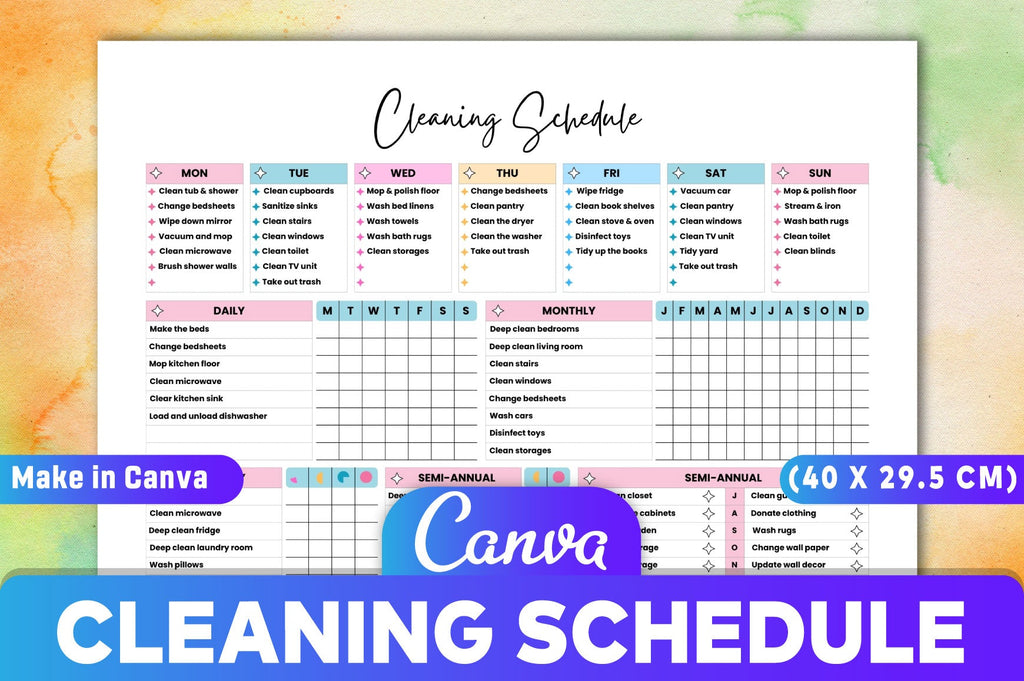 Cleaning Schedule Planner