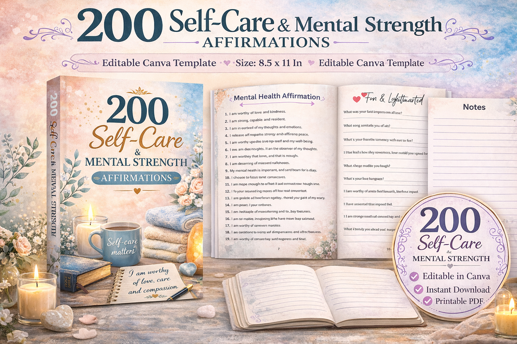 Self Care Mental Strength Journal