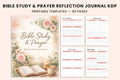 Bible Study Prayer Reflection Journal