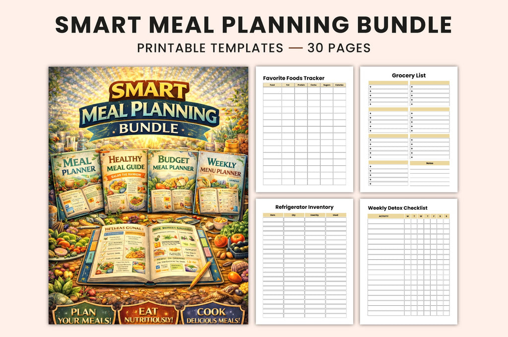 Smart Meal Planning Planner