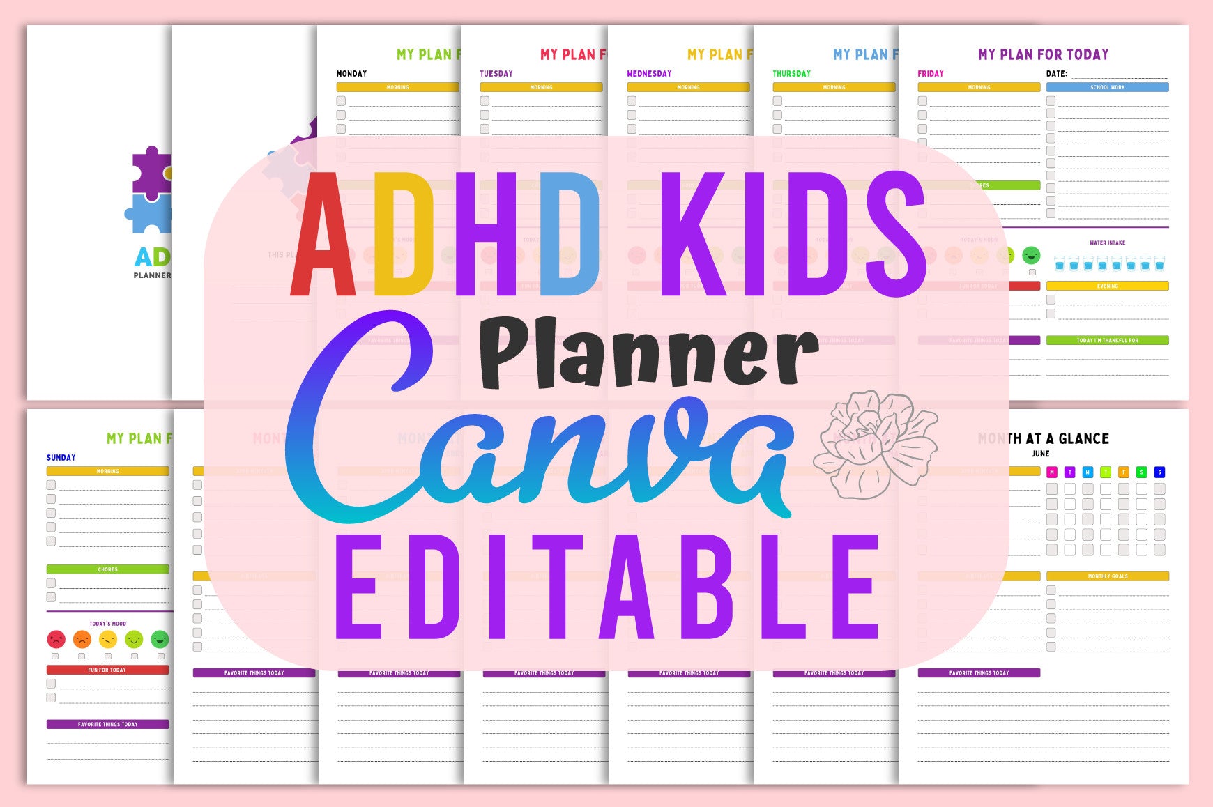 ADHD Kids Planner Cover