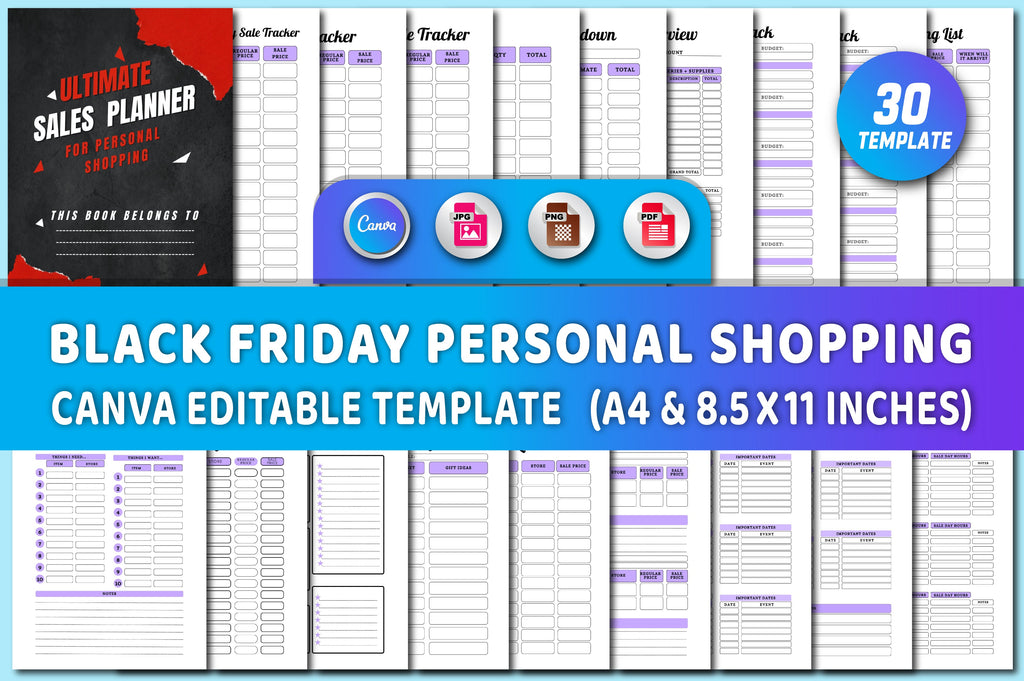 Black Friday Personal Shopping Planner