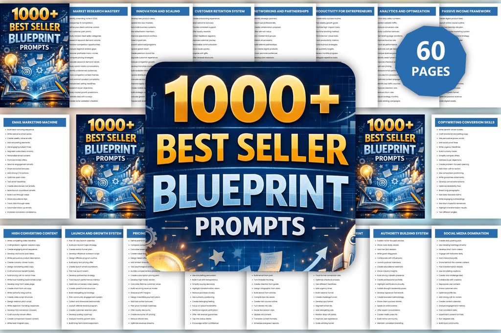 Best Seller Blueprint Prompts