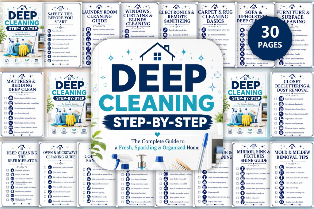 Deep Cleaning Step By Step Guide
