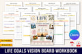 Life Goals Vision Board Workbook