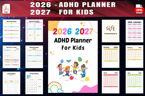 ADHD Planner for Kids Cover