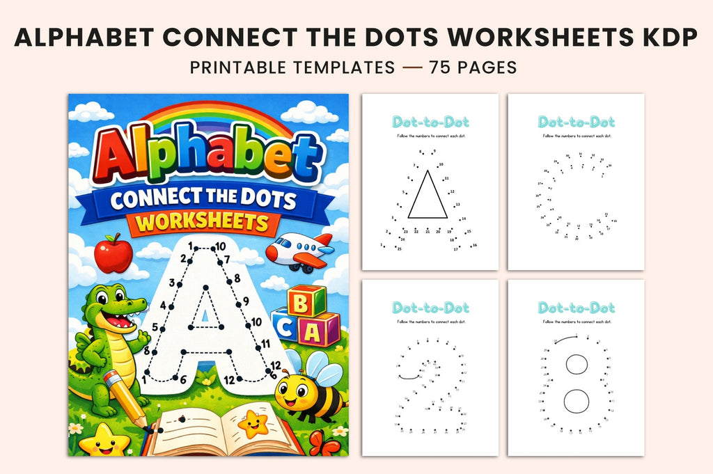 Alphabet Connect The Dots Worksheets Planner