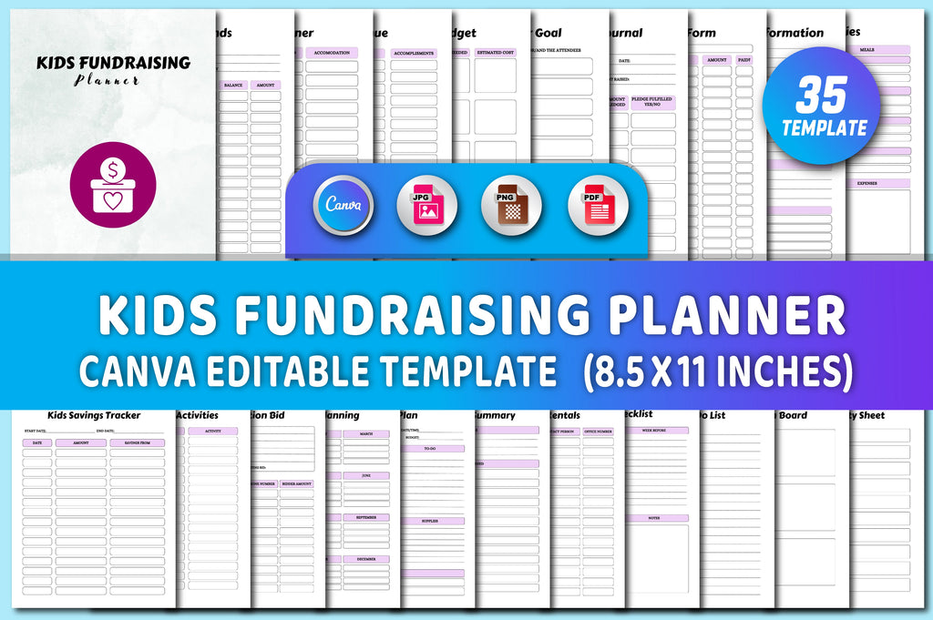 Kids Fundraising Planner