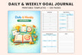 Daily & Weekly Goal Journal