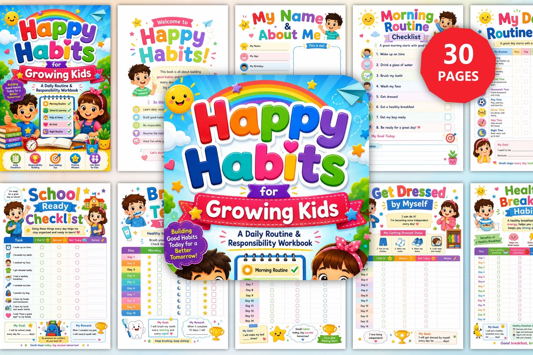 Happy Habits For Growing Kids