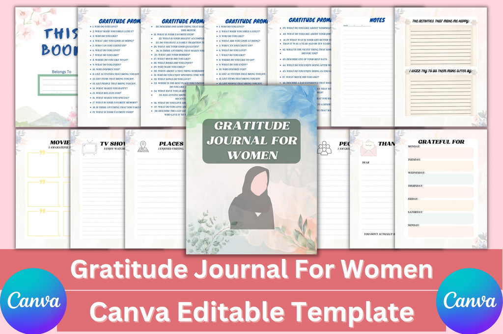 Gratitude Journal for Women
