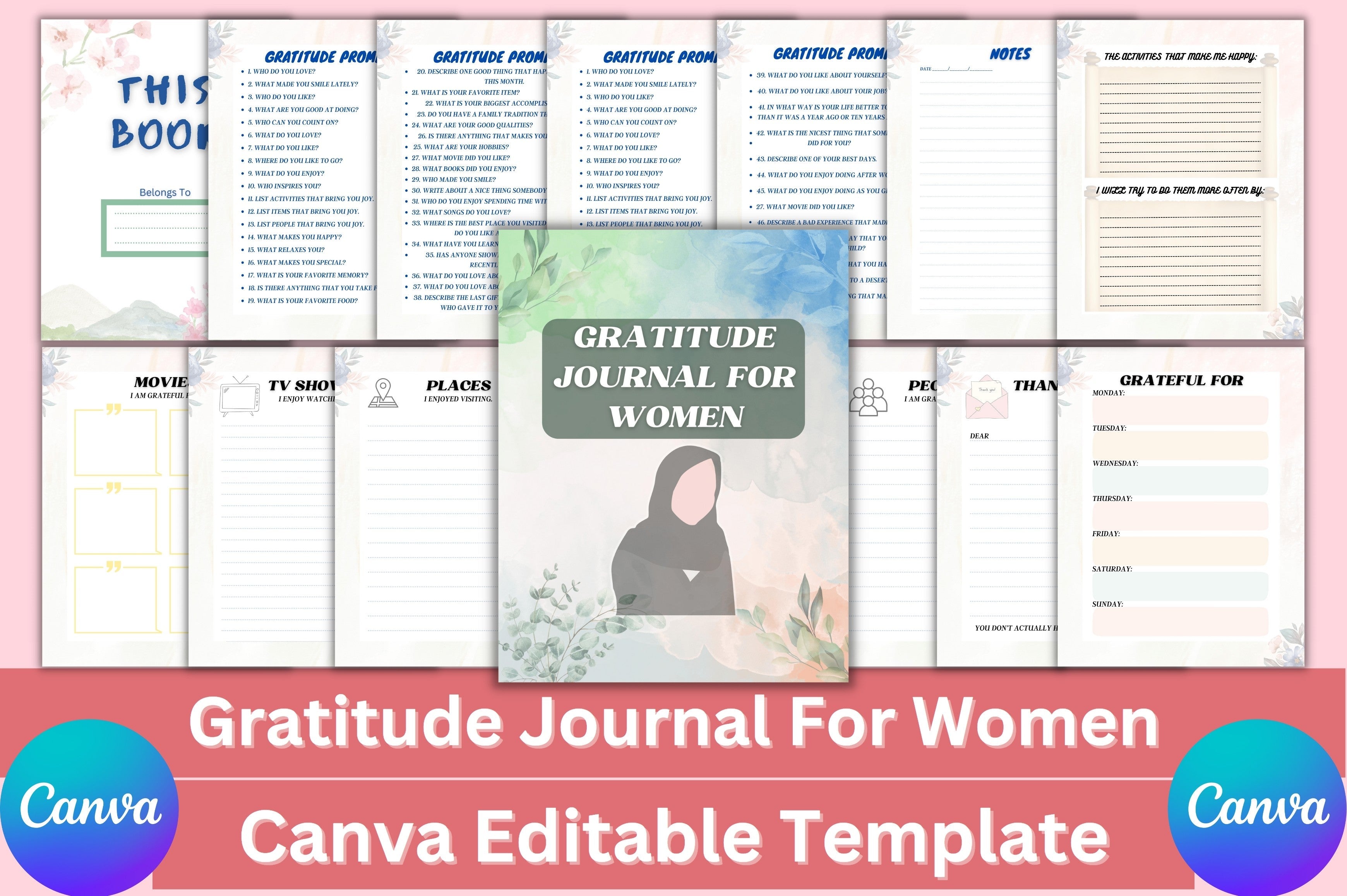 Gratitude Journal for Women