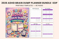 ADHD Brain Dump Planner Cover