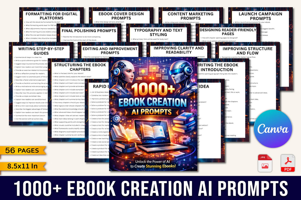 Ebook Creation AI Prompts
