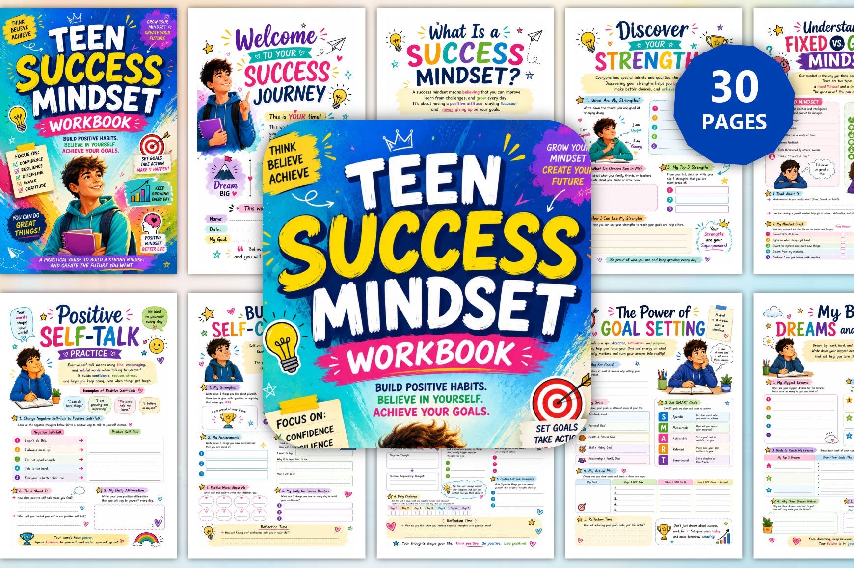 Teen Success Mindset Workbook