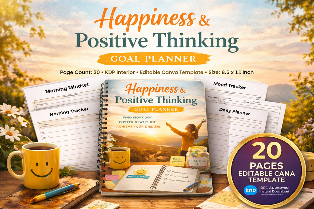 Happiness Positive Thinking Goal Planner