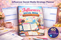 Influencer Social Media Strategy Planner