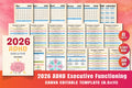 ADHD Executive Functioning Planner printable planner cover
