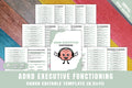 ADHD Executive Functioning Planner printable executive skills planner cover