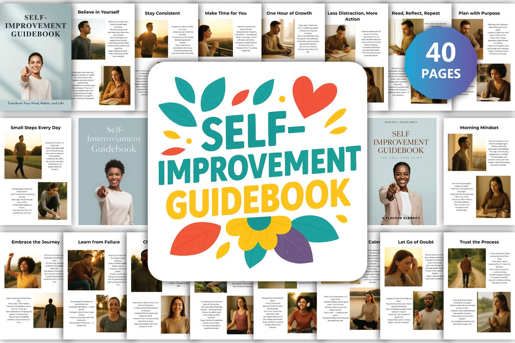 Self Improvement Guidebook Planner