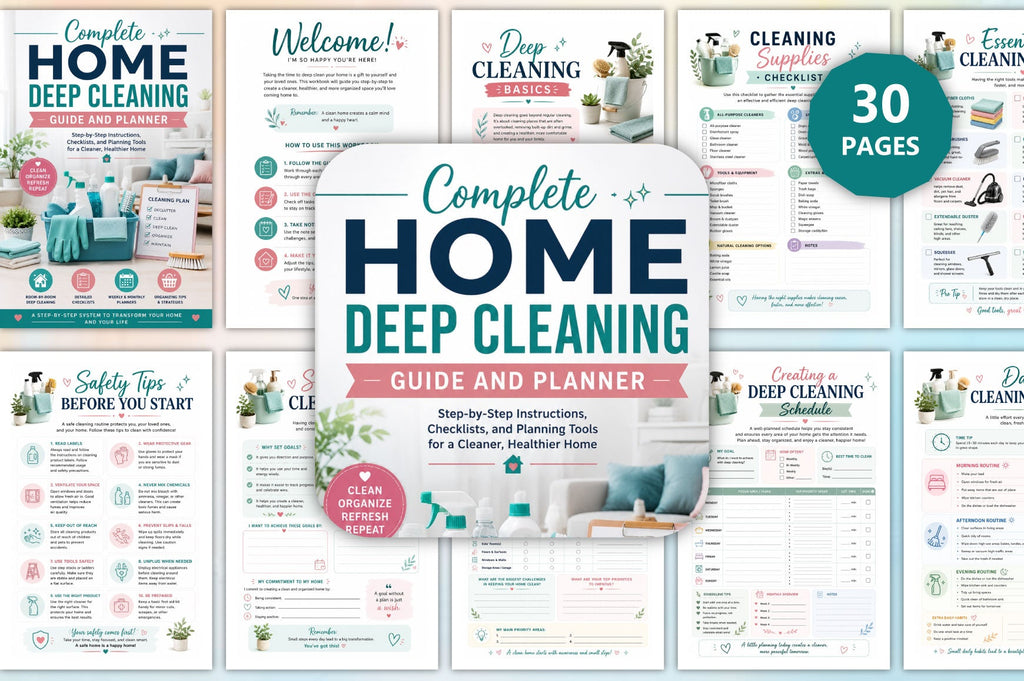 Complete Home Deep Cleaning And Planner