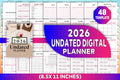 Undated Planner for Organization