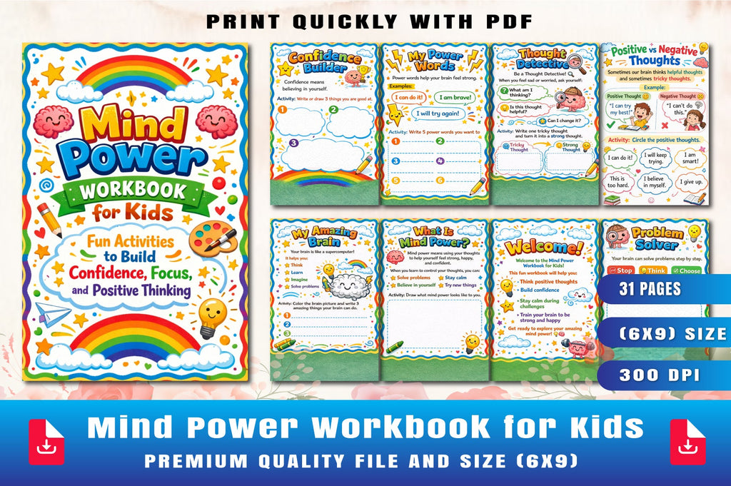 Mind Power for Kids Workbook
